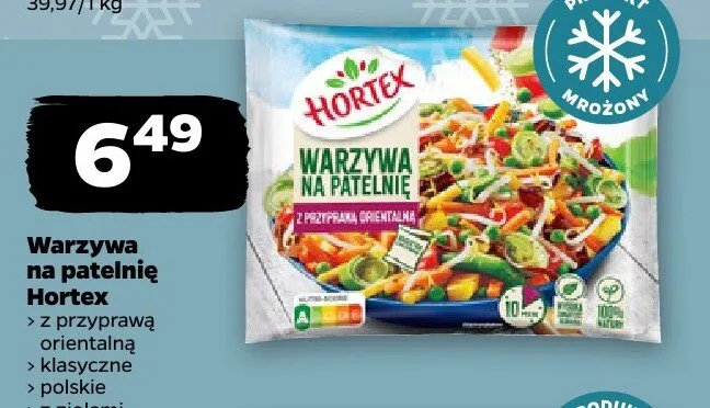 Warzywa na patelnię Hortex polskie promocja w Netto