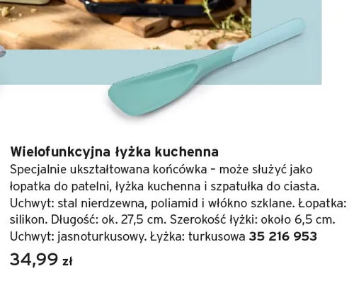 Wielofunkcyjna łyżka kuchenna promocja w Tchibo