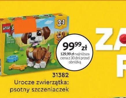 Klocki LEGO 31382 Urocze zwierzątka: psotny szczeniaczek promocja w Empik