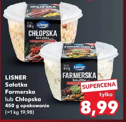 Sałatka Farmerska Lisner promocja w Kaufland