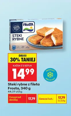 Steki rybne z fileta Frosta promocja w Biedronka