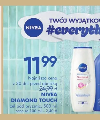 Żel pod prysznic Diamond Touch Nivea promocja w Super-Pharm