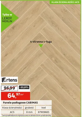 Panele podłogowe CABIMAS promocja w Leroy Merlin