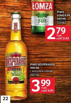 Piwo Desperados Original promocja w Selgros