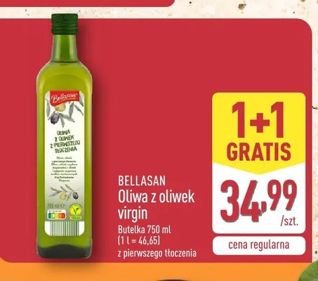 Oliwa z oliwek virgin BELLASAN promocja w Aldi