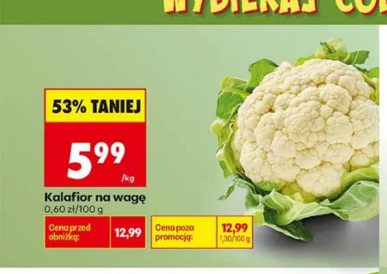Kalafior promocja w Biedronka