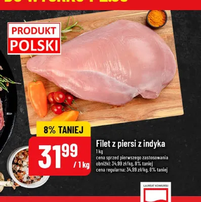 Filet z piersi z indyka polski promocja w POLOmarket