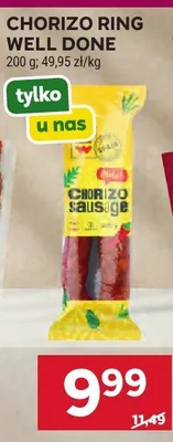 Chorizo Ring Well Done promocja w Stokrotka