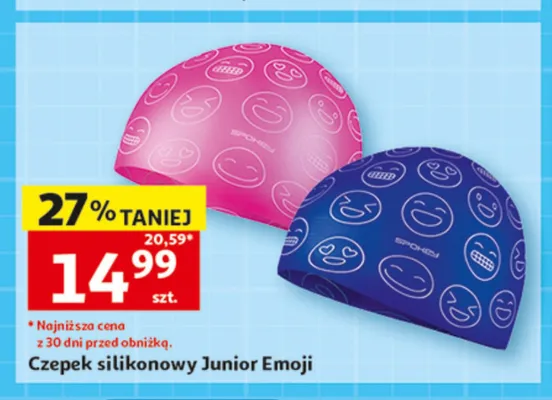 Czepek silikonowy Spokey Junior Emoji promocja w Auchan