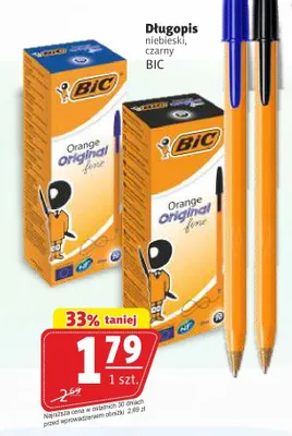Długopis czarny BIC promocja w Prim Market