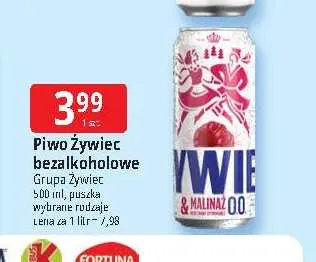Piwo bezalkoholowe Żywiec promocja w Leclerc