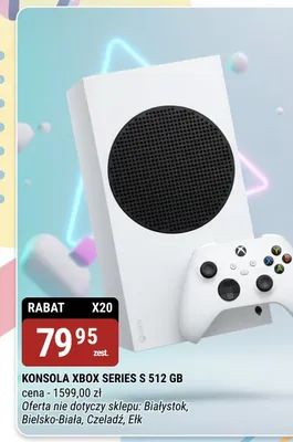 Konsola XBOX SERIES S 512 GB promocja w bi1