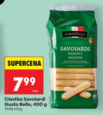 Ciastka Savoiardi promocja w Biedronka