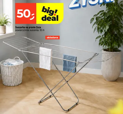 Suszarka na pranie Zuza promocja w Dealz