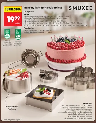 Podstawka prostokątna Smukee promocja w Biedronka