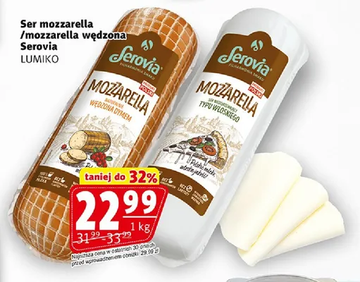 Ser mozzarella Serovia Lumiko promocja w Prim Market