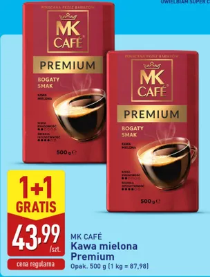 Kawa mielona Premium promocja w Aldi