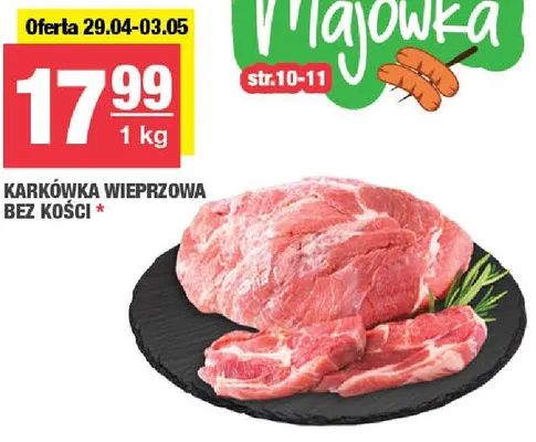 Karkówka wieprzowa bez kości promocja w SPAR