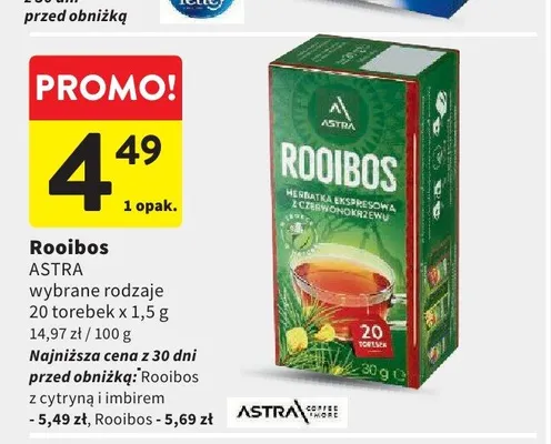 Rooibos Astra promocja w Intermarche