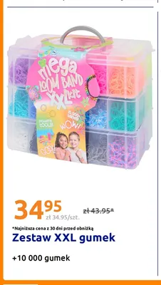 Zestaw XXL gumek Mega Loom Band promocja w Action