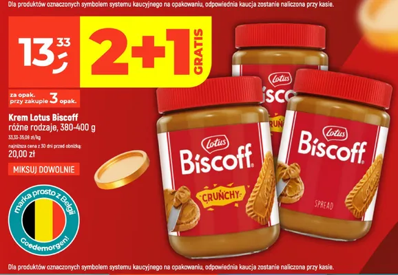 Krem Lotus Biscoff Spread promocja w Dealz