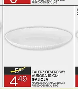 Talerz deserowy Aurora 19 cm Galicja promocja w Wafelek