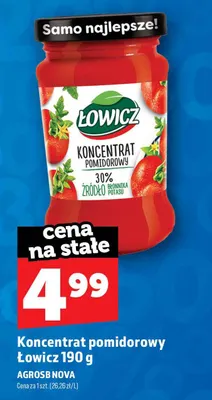 Koncentrat pomidorowy Łowicz promocja w TOPAZ