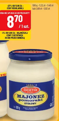 Majonez Pomorski stołowy promocja w POLOmarket