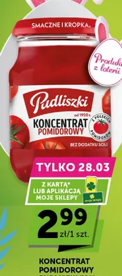 Koncentrat pomidorowy 30% promocja w Euro Sklep