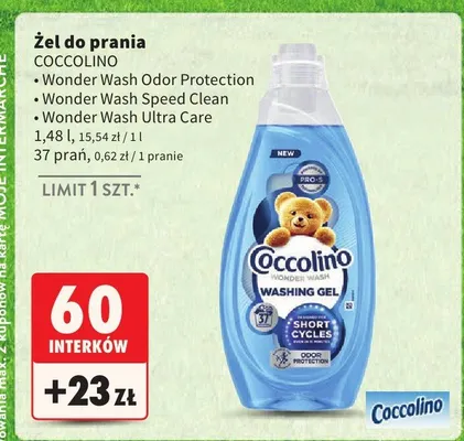 Żel do prania Wonder Wash Odor Protection promocja w Intermarche
