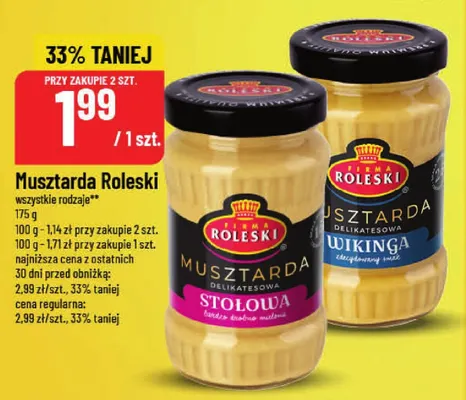 Musztarda Wikinga Roleski promocja w POLOmarket