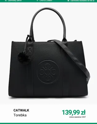 Torebka Catwalk promocja w Deichmann