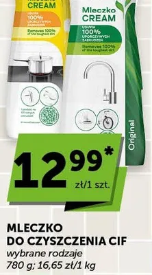 Mleczko do czyszczenia Cif promocja w Euro Sklep