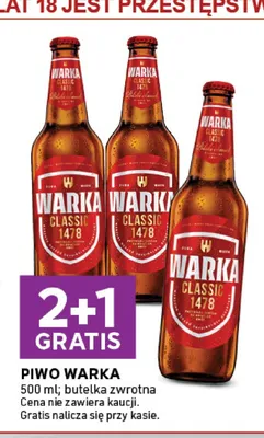 Piwo Warka Classic promocja w Stokrotka