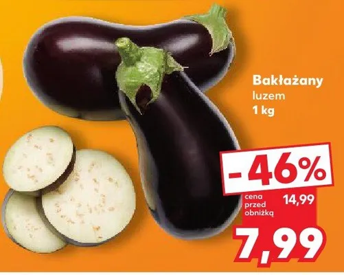 Bakłażany luzem promocja w Kaufland