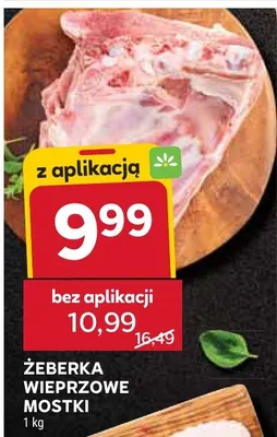 Żeberka wieprzowe mostki promocja w Stokrotka