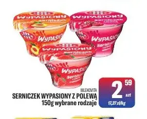 Serniczek Wypasiony z polewą Mlekovita promocja w Tomi Markt