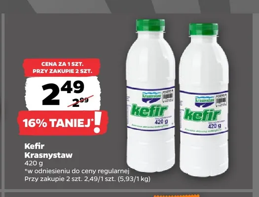 Kefir Krasnystaw promocja w Netto