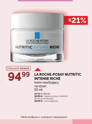 Nutritic Intense Riche krem nawilżający na dzień La Roche-Posay promocja w Ziko Dermo