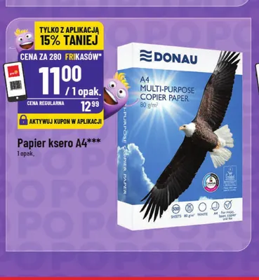 Papier ksero A4 Donau promocja w POLOmarket