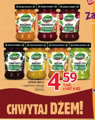 Dżem truskawkowy Łowicz promocja w Selgros