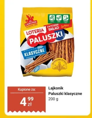 Paluszki klasyczne Lajkonik promocja w Biedronka
