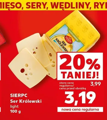 Ser Królewski light Sierpc promocja w Kaufland