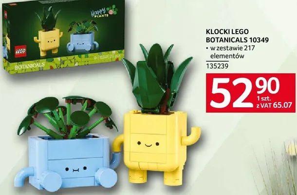 Klocki LEGO Botanicals 10349 promocja w Selgros