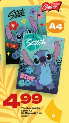 Teczka z gumką Stitch A4 St. Majewski promocja w Twój Market
