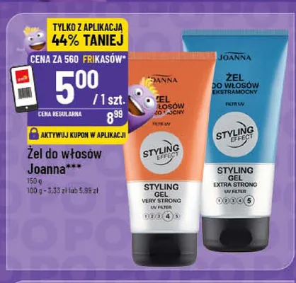 Żel do włosów Joanna promocja w POLOmarket