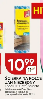 Ścierka na rolce Jan Niezbędny 50-pak promocja w Chata Polska
