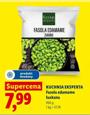 Fasola edamame łuskana Kuchnia Eksperta promocja w Lidl