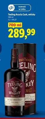 Whisky Teeling Acacia Cask promocja w Lidl