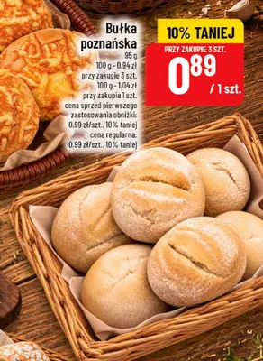Bułka poznańska promocja w POLOmarket